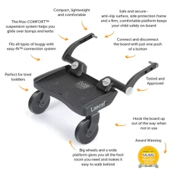 Lascal -  Mini BuggyBoard - Noughts and Crosses