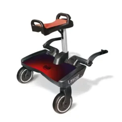 Lascal BuggyBoard Maxi Plus - Red Cube with Red Saddle