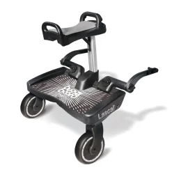 Lascal BuggyBoard Maxi Plus - Black with Grey Saddle
