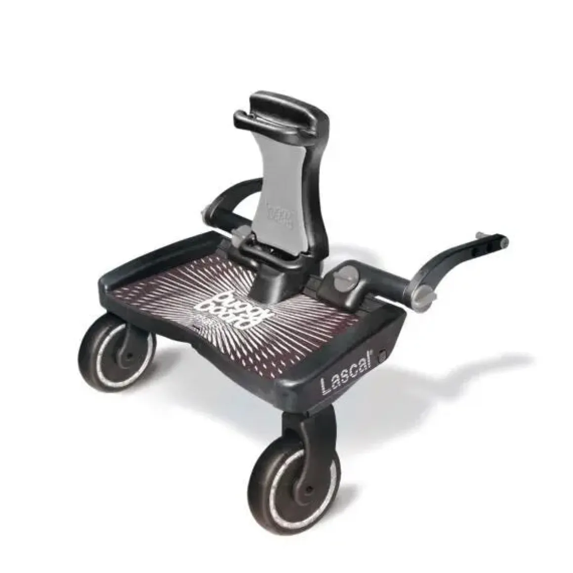 Lascal BuggyBoard Maxi Plus - Black with Grey Saddle