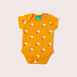 Little Green Radicals - Counting Sheep Organic Baby Bodysuit Set - 2 Pack