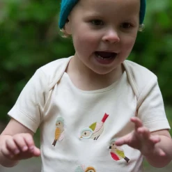 Little Green Radicals - Little Birds Applique Short SleeveT-Shirt