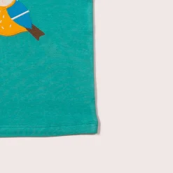 Little Green Radicals - Little Bird Applique Short Sleeve T-Shirt