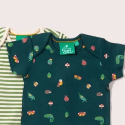 Little Green Radicals - Mini Marvels Organic Baby Bodysuit Set - 2 Pack