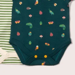 Little Green Radicals - Mini Marvels Organic Baby Bodysuit Set - 2 Pack