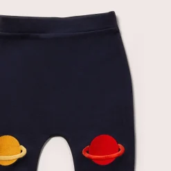 Little Green Radicals - Navy Planet Knee Patch Joggers