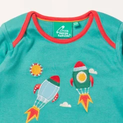 Little Green Radicals - Night Sky Appliqué T-Shirt