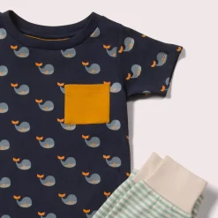 Little Green Radicals - Whale Song T-Shirt & Jogger Playset