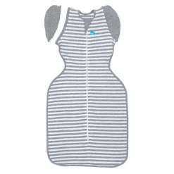 Love To Dream - Swaddle UP - Original - 1.0 TOG - Large - Grey Stripe