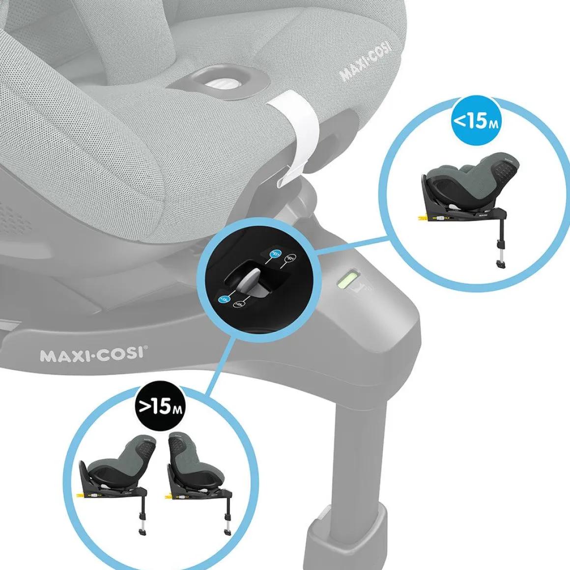 Maxi-Cosi Mica 360 Pro Car Seat - Authentic Grey