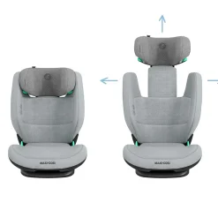 Maxi-Cosi RodiFix i-Size Car Seat - Authentic Grey