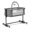 Miniuno Sleeptite Plus Co-Sleeper Crib - Grey Melange