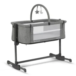 Miniuno Sleeptite Plus Co-Sleeper Crib - Grey Melange