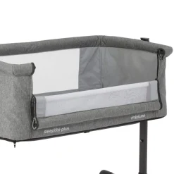 Miniuno Sleeptite Plus Co-Sleeper Crib - Grey Melange
