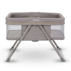 Miniuno SwiftFold Crib - Grey