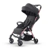 MiniUno TouchFold Stroller – Black with Rose Gold Frame