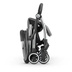 MiniUno TouchFold Stroller – Grey Herringbone