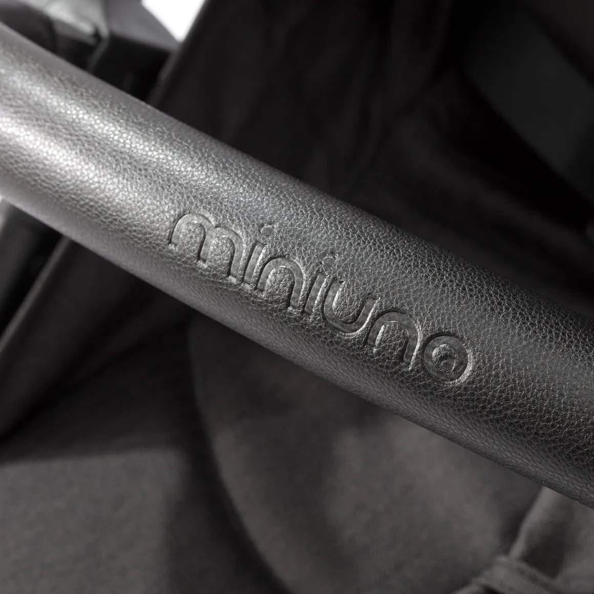 MiniUno TouchFold Stroller – Black Herringbone