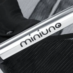 MiniUno TouchFold Stroller – Grey Herringbone