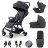 Miniuno Touchfold Travel System - Black Herringbone