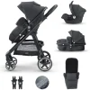 Miniuno Toura Travel System - Black Herringbone