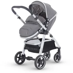 Miniuno Toura Travel System - Grey Herringbone