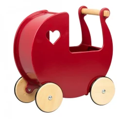 Moover - Dolls Pram Red MDF