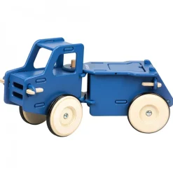 Moover - Wooden Ride On Dump Truck Deep Blue