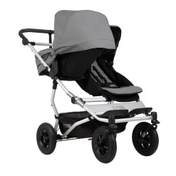 Mountain Buggy - 2 carrycots for twins - Silver