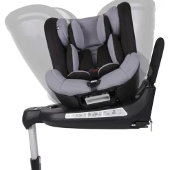 Mountain Buggy Safe Rotate 0+ 1 ISOfix Car Seat - Silver
