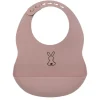 Nattou -  Silicone Bib Dusky Pink