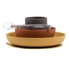 Nattou - Silicone Tableware 4pc Set Ochre
