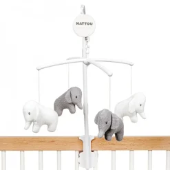 Nattou Tembo - Cotton Elephant Mobile