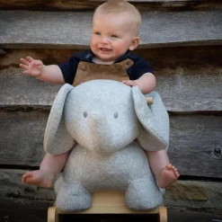 Nattou Tembo - Cotton Elephant Rocker