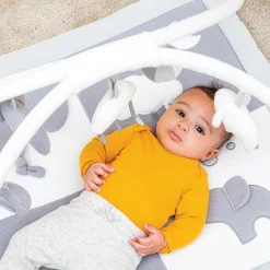 Nattou Tembo - Grey Elephant Playmat With Gym