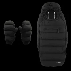 Nuna Winter Footmuff, Gloves & Bag - Caviar