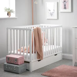OBaby Bantam Cot - White