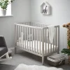 OBaby Bantam Space Saver Cot - Warm Grey