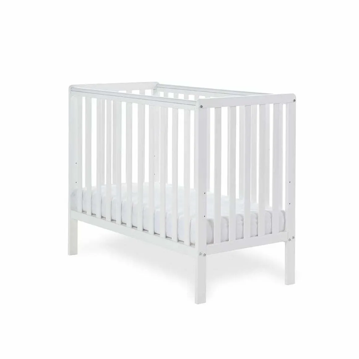OBaby Bantam Space Saver Cot - White