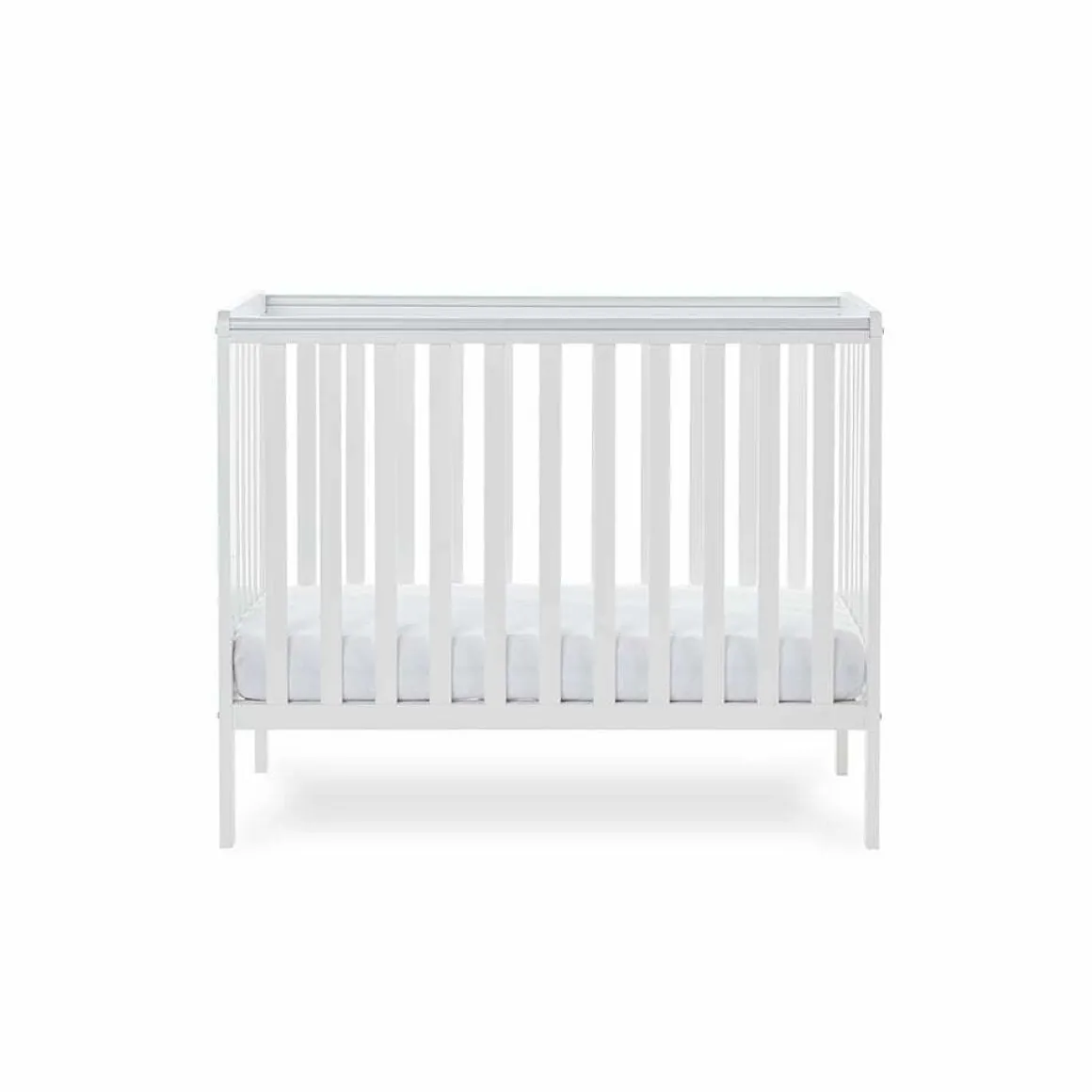 OBaby Bantam Space Saver Cot - White