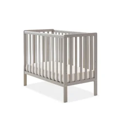 OBaby Bantam Space Saver Cot - Warm Grey