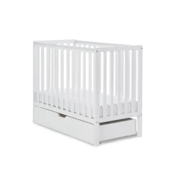 OBaby Bantam Space Saver Cot - White