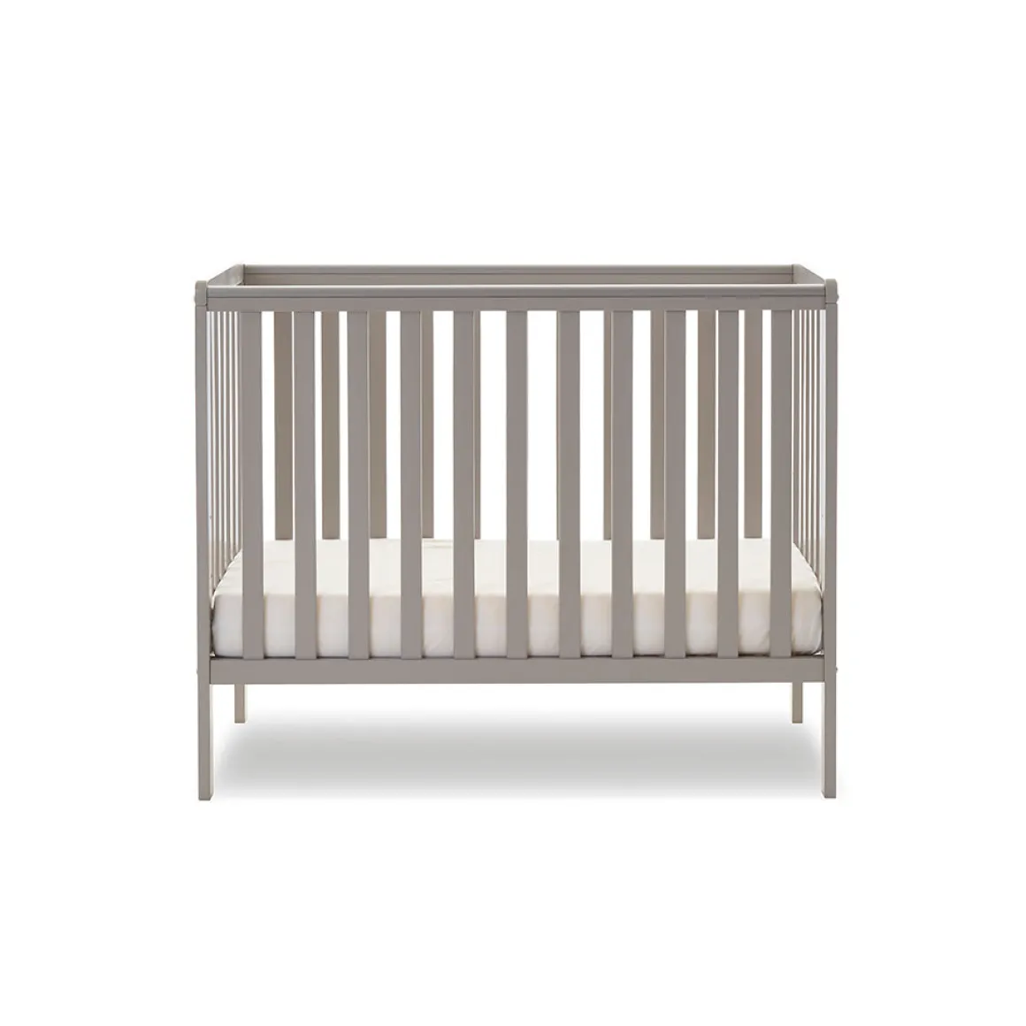 OBaby Bantam Space Saver Cot - Warm Grey