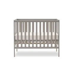 OBaby Bantam Space Saver Cot - Warm Grey