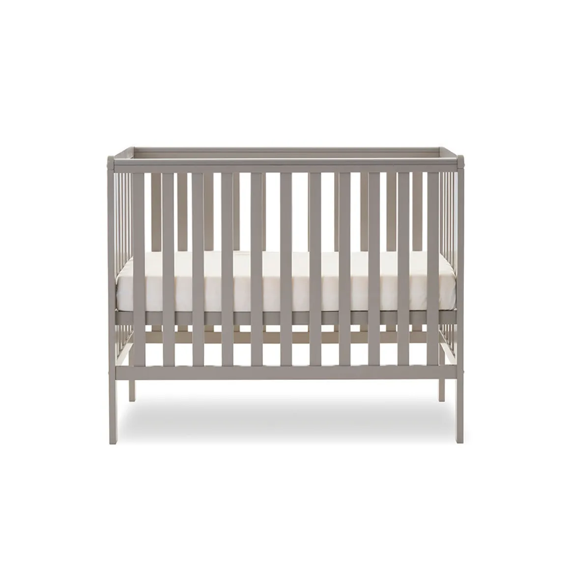 OBaby Bantam Space Saver Cot - Warm Grey