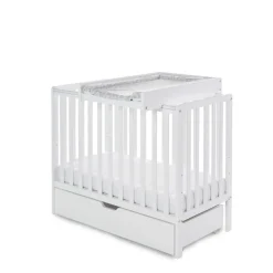 OBaby Bantam Space Saver Cot - White