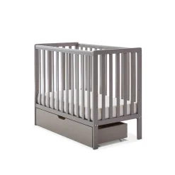 OBaby Bantam Space Saver Cot - Taupe Grey