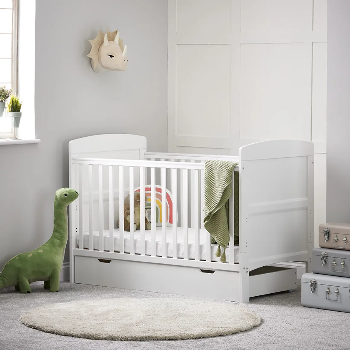 Obaby Grace Cot Bed - White