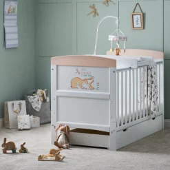 Obaby Grace Inspire Cot Bed – Guess How Much I Love You Pink