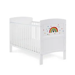 Obaby Grace Inspire Cot Bed – Rainbow Multicolours